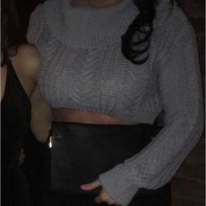 Naked wardrobe cropped sweater, size:M/L, worn once